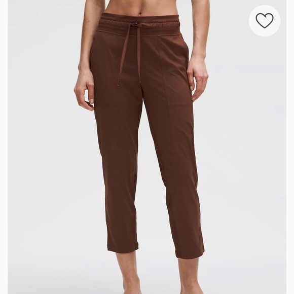 Lululemon Olive Dance Studio Crop Pants Size 8 - Picture 1 of 14